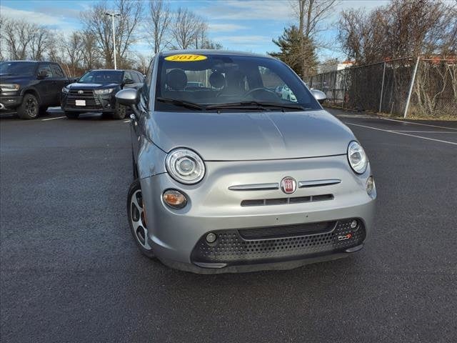 Used 2017 FIAT 500e Battery Electric with VIN 3C3CFFGE6HT586111 for sale in Lynn, MA